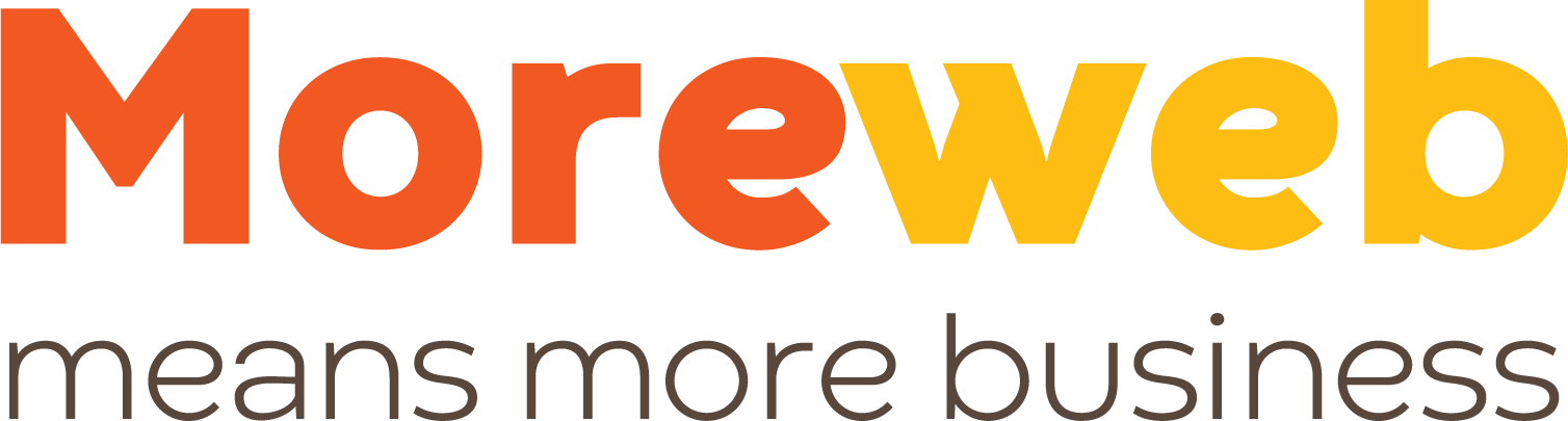 Moreweb NZ slogan - Moreweb means more business